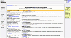 Desktop Screenshot of linux-infopage.de